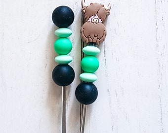 Light Brown Highland Cow Amigurumi Sticks