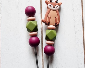 Deer Amigurumi Sticks