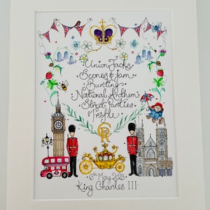 Lolli and Shell Pre order King Charles Coronation Print