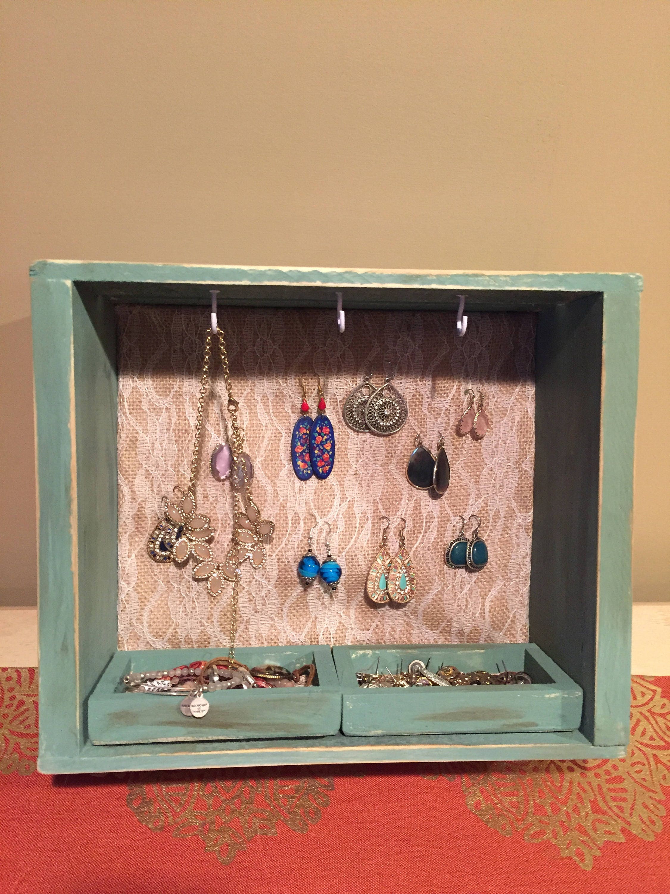 Buy Rustic Vintage Hanging Jewelry Box Online in India Etsy