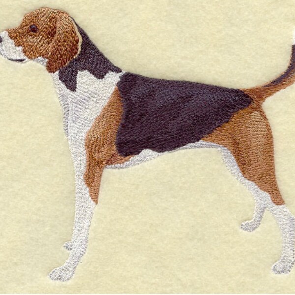 American Fox Hound Embroidered Velour Hand Towel Color Choice Personalized Custom