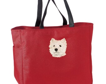 westie tote bag