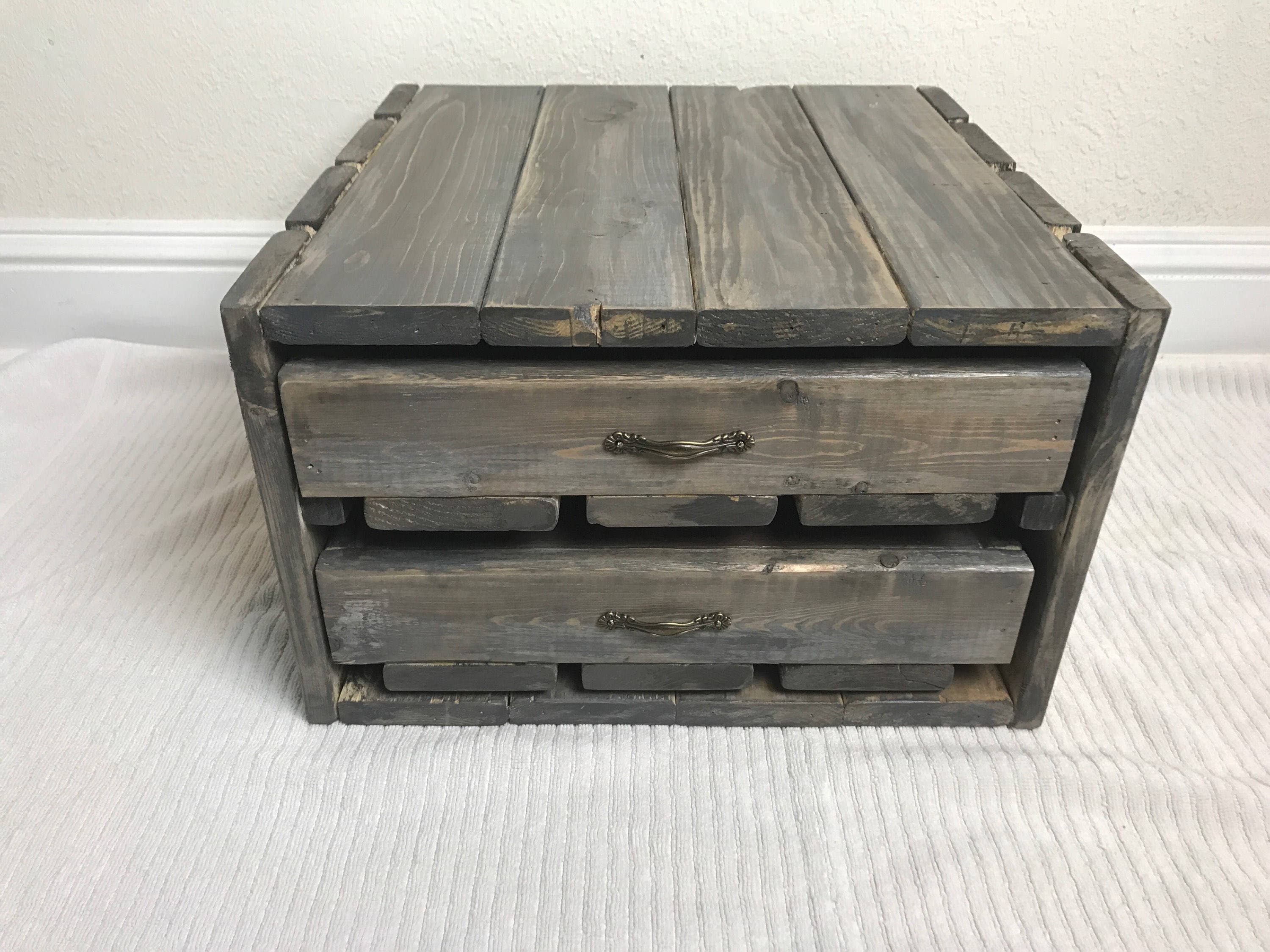 Custom Made K Cup Holder 2 Drawers Etsy