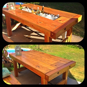 Cooler table