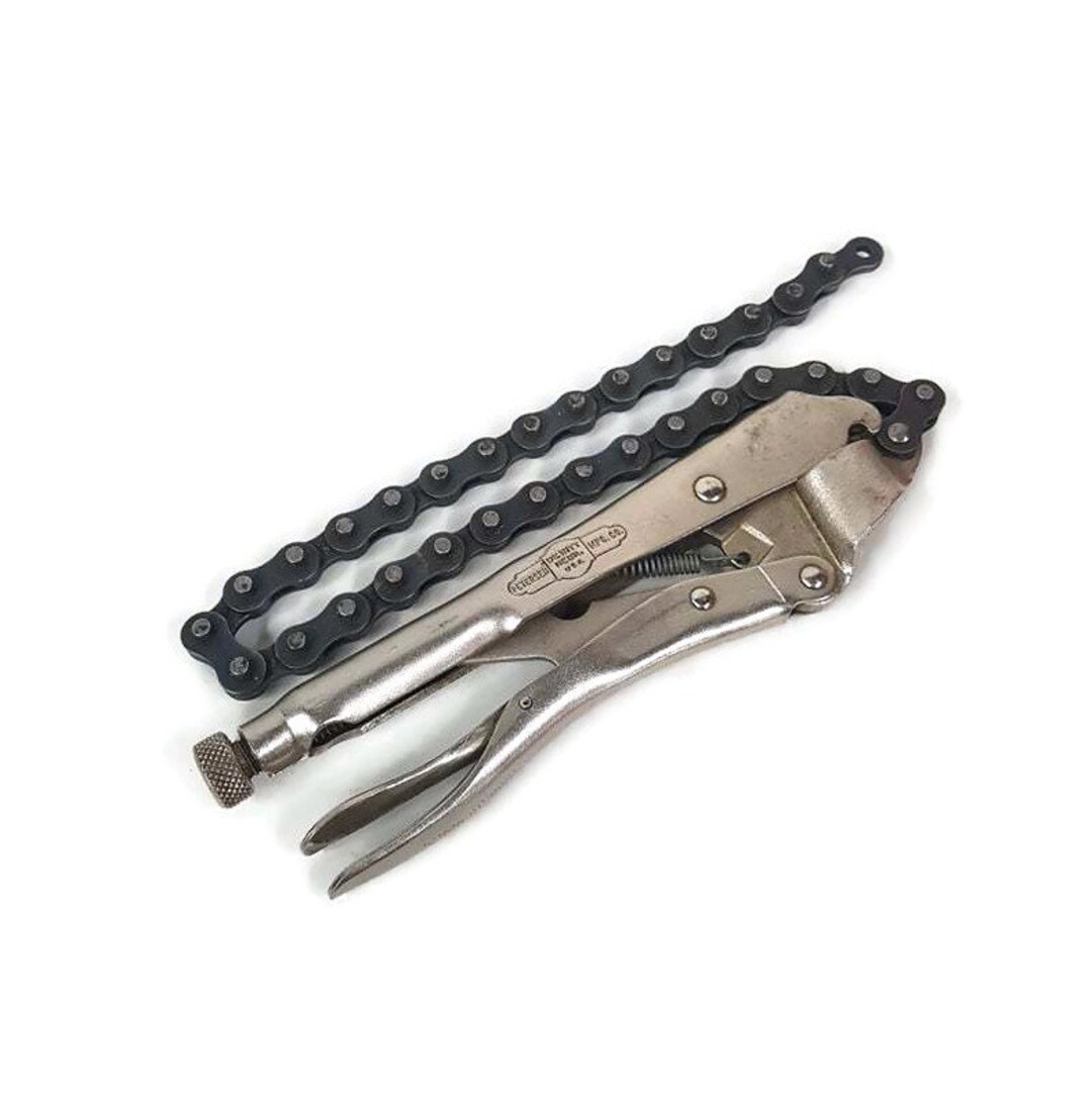 Visegrip 20 R Locking Chain Wrench Pipe Clamp U.S.A. Etsy