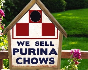 Bird House Rustic Purina Chows