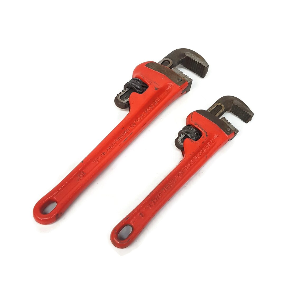 Ridgid Pipe Wrench Adjustable Heavy Duty Pair of Plumbers Etsy