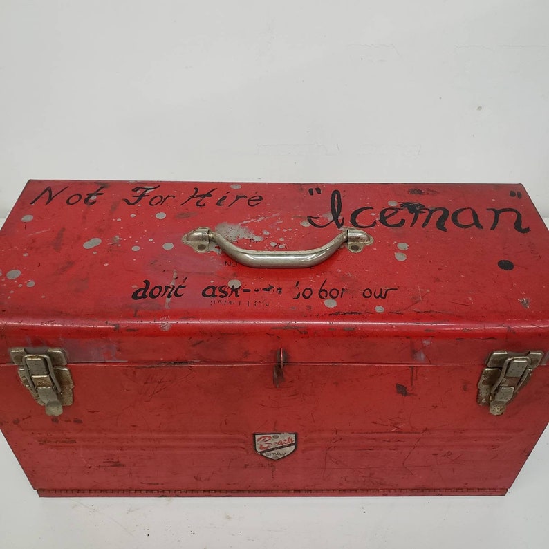 Vintage Machinist Toolbox Beach Tool Box Smiths Falls Ontario Etsy