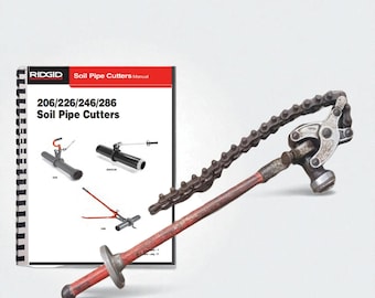 Ridgid Soil Pipe Cutter Manual – Models 206, 226, 246, 286