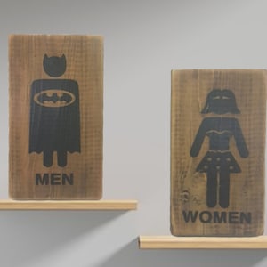 Bathroom Signs Mens And Womens Toilet Signs