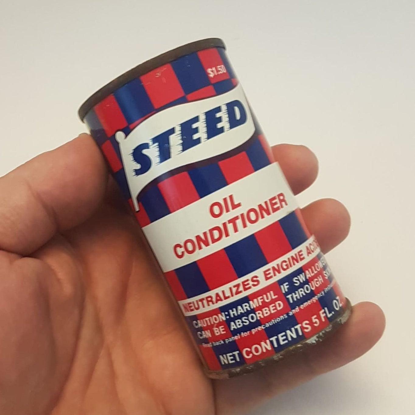 Antique Steed Oil Conditioner Can – Original Unopened Petroliana