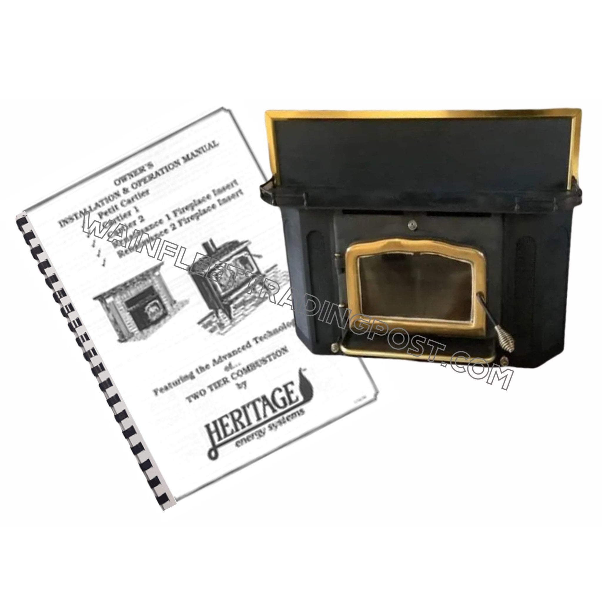Heritage Cartier Fireplace Insert Wood Stove Manual - Etsy