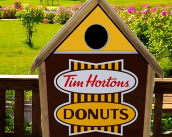 Retro Styled Tim Hortons Bird House