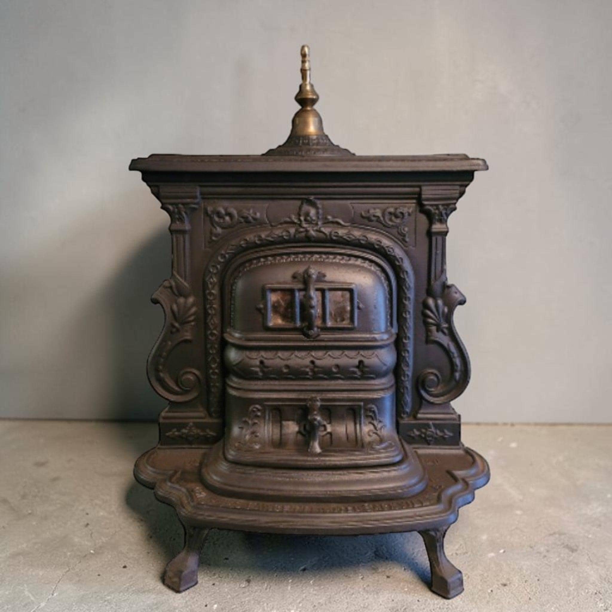 Antique Charles Fawcett Parlor Stove Sackville NB | Restored Cast