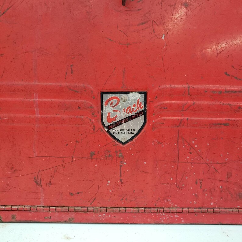 Vintage Machinist Toolbox Beach Tool Box Smiths Falls Ontario Etsy