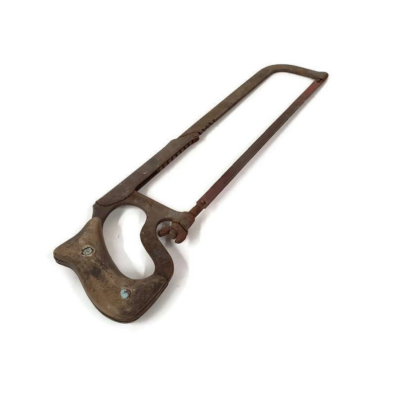 Butchers Meat Saw Antique Slaughterhouse Hand Tools Etsy