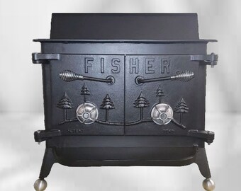 Grandpa Bear Fisher Wood Stove With Ball Feet