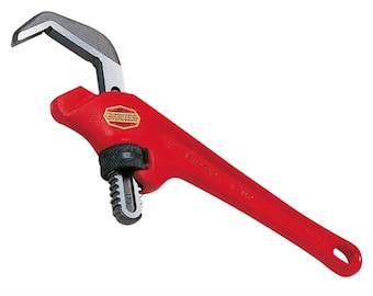 RIDGID (31305) E-110 9-1/2" 1-1/8-2-5/8" Capacity Hex Pipe Wrench Offset