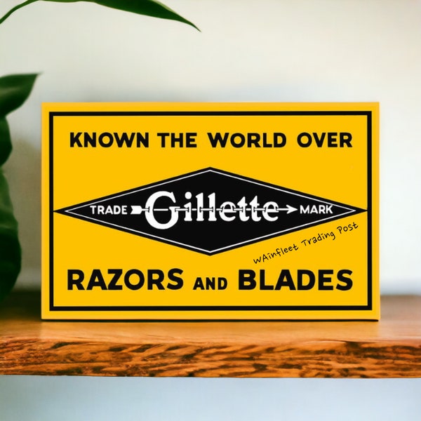 Gillette Razor - Etsy