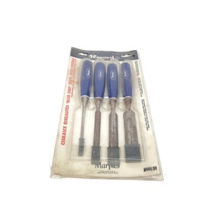 3PCS Woodworking Chisel Kit 1/2inch (1.5mm), MADE IN JAPAN