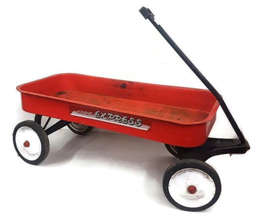 Chariot rouge pour enfants krane express jouets vintage en métal -   Canada