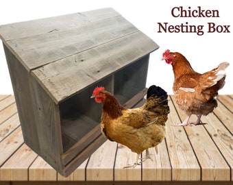 Chicken Coop Nesting Box Egg Collection Poultry Care