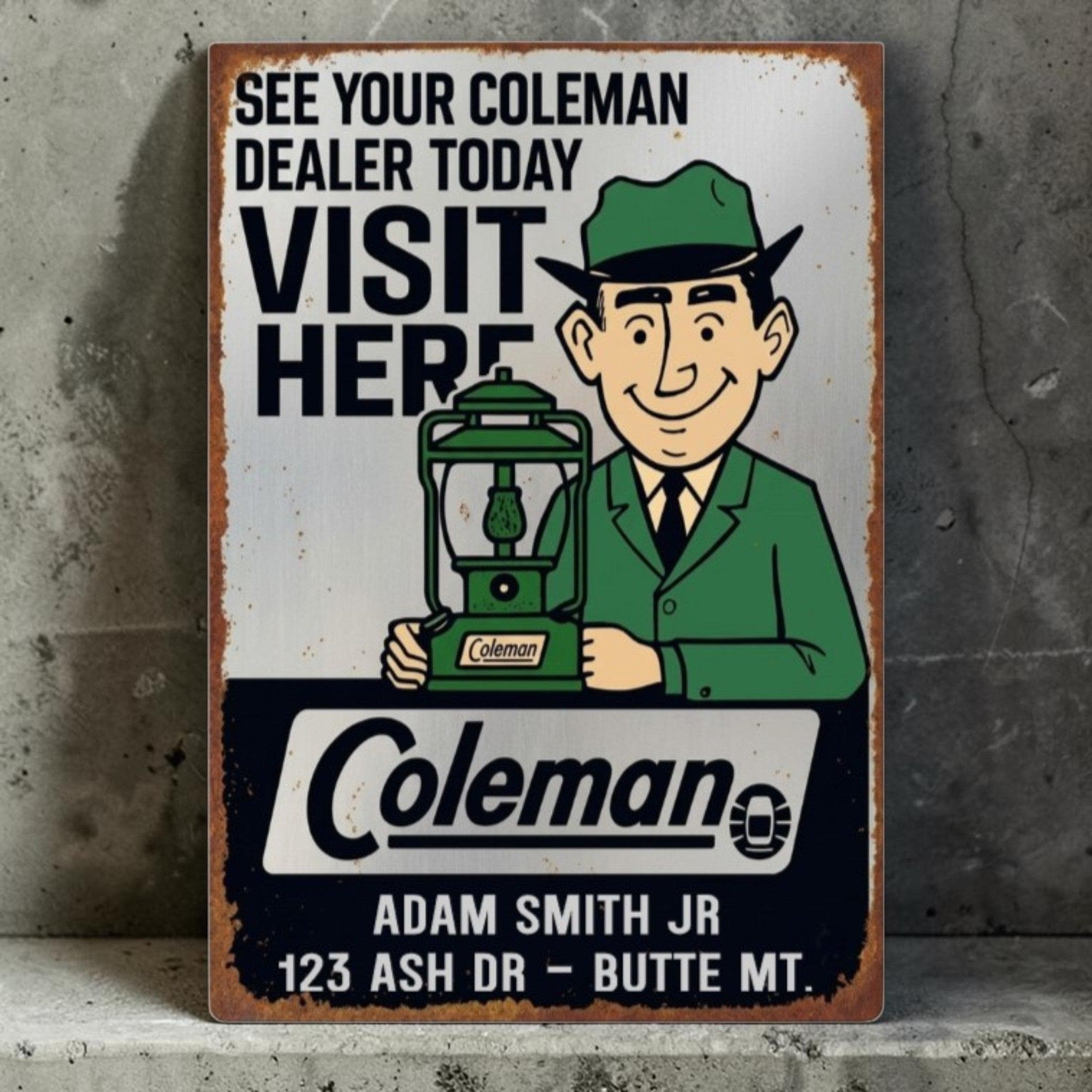 Coleman Signs - Etsy