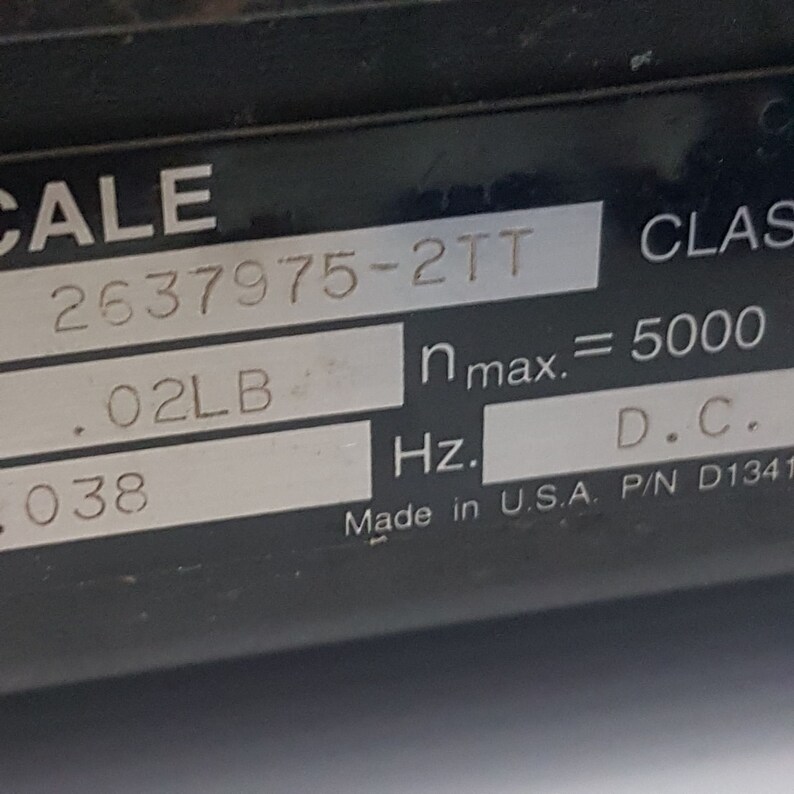 Mettler Toledo Scale Model 1938. 100 lb. capacity readability | Etsy