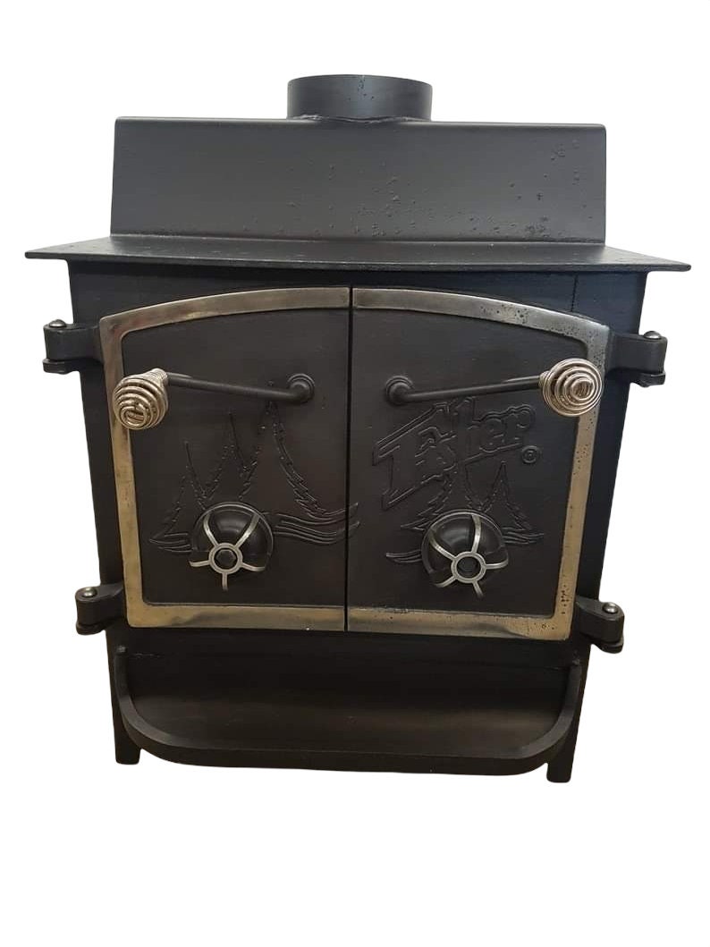 Grandma Bear Fisher Wood Stove With Nickle Trim Etsy