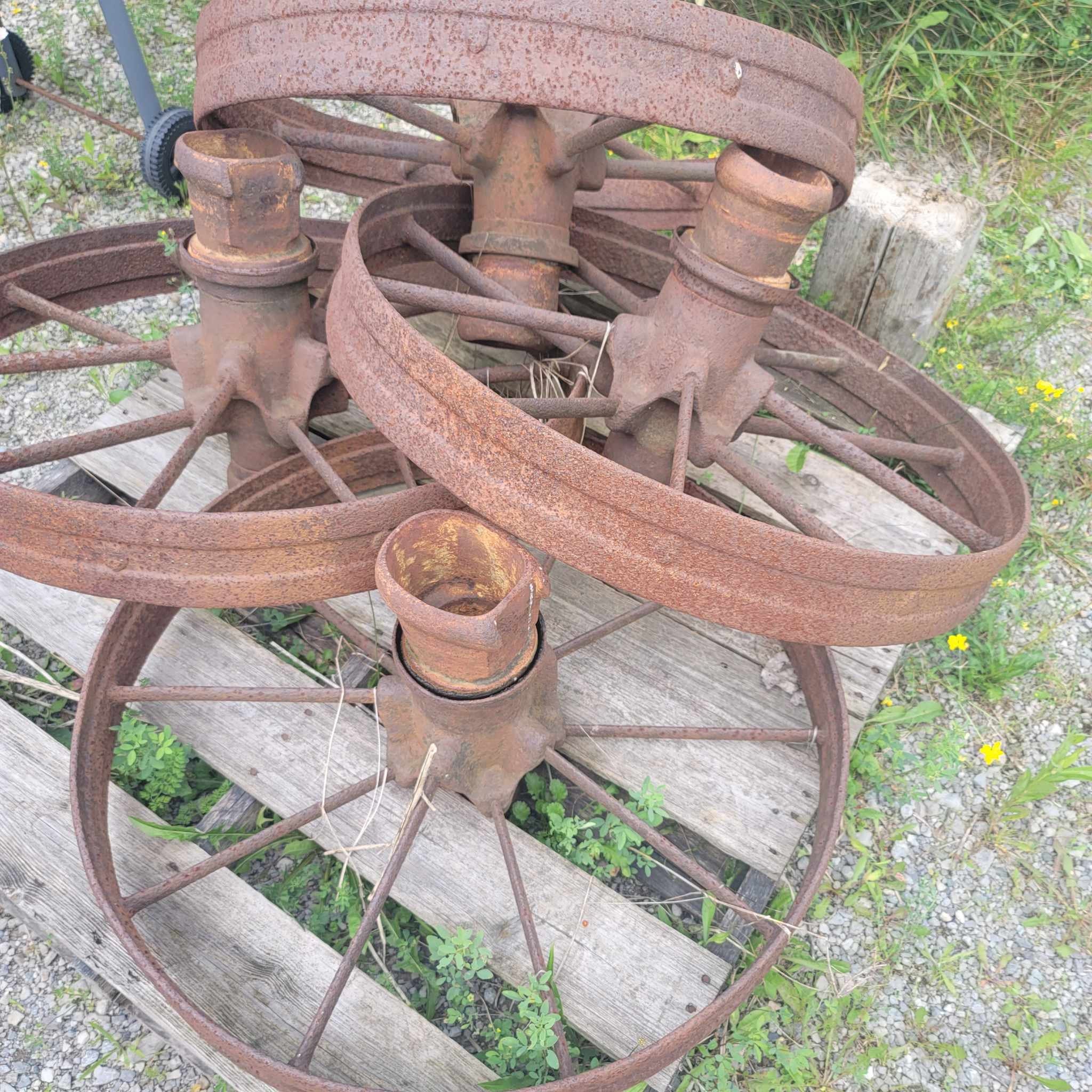 100 Yr Old Portable Steam Engine Wheels - Etsy