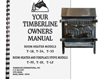 Timberline Wood Stove Manual