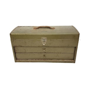 Vintage Machinist Toolbox Park Tool Box