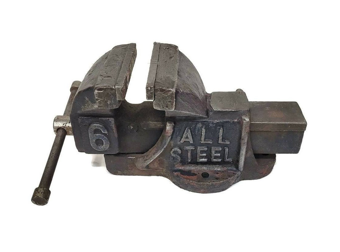 All steel bench vise online
