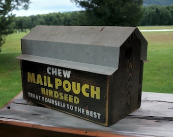 Birdhouse Mail Pouch Bird House Barn Farmhouse Decor