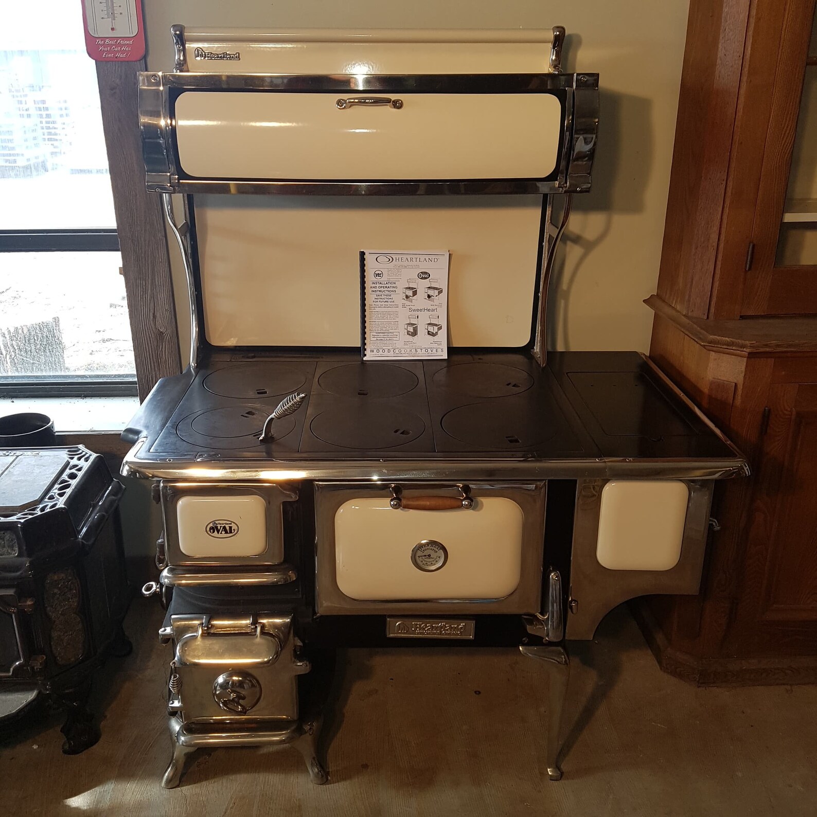 Heartland Oval Wood Stove Cook Range Elmira Wood Stove Etsy