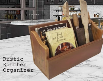 Kitchen Utensil Organizer Farmhouse Kitchen Storage