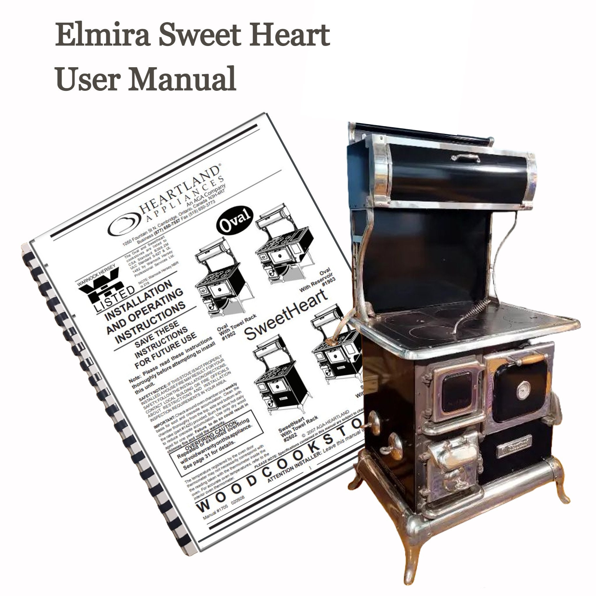 Heartland Oval Wood Cookstove - Etsy