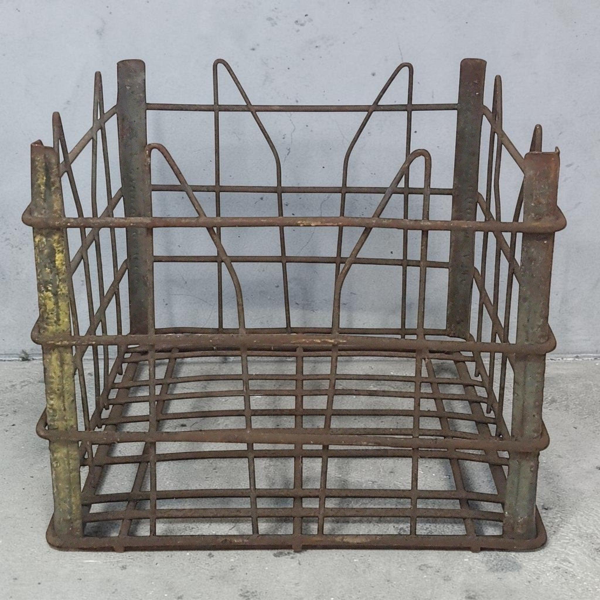 Antique Wire Crate - Etsy