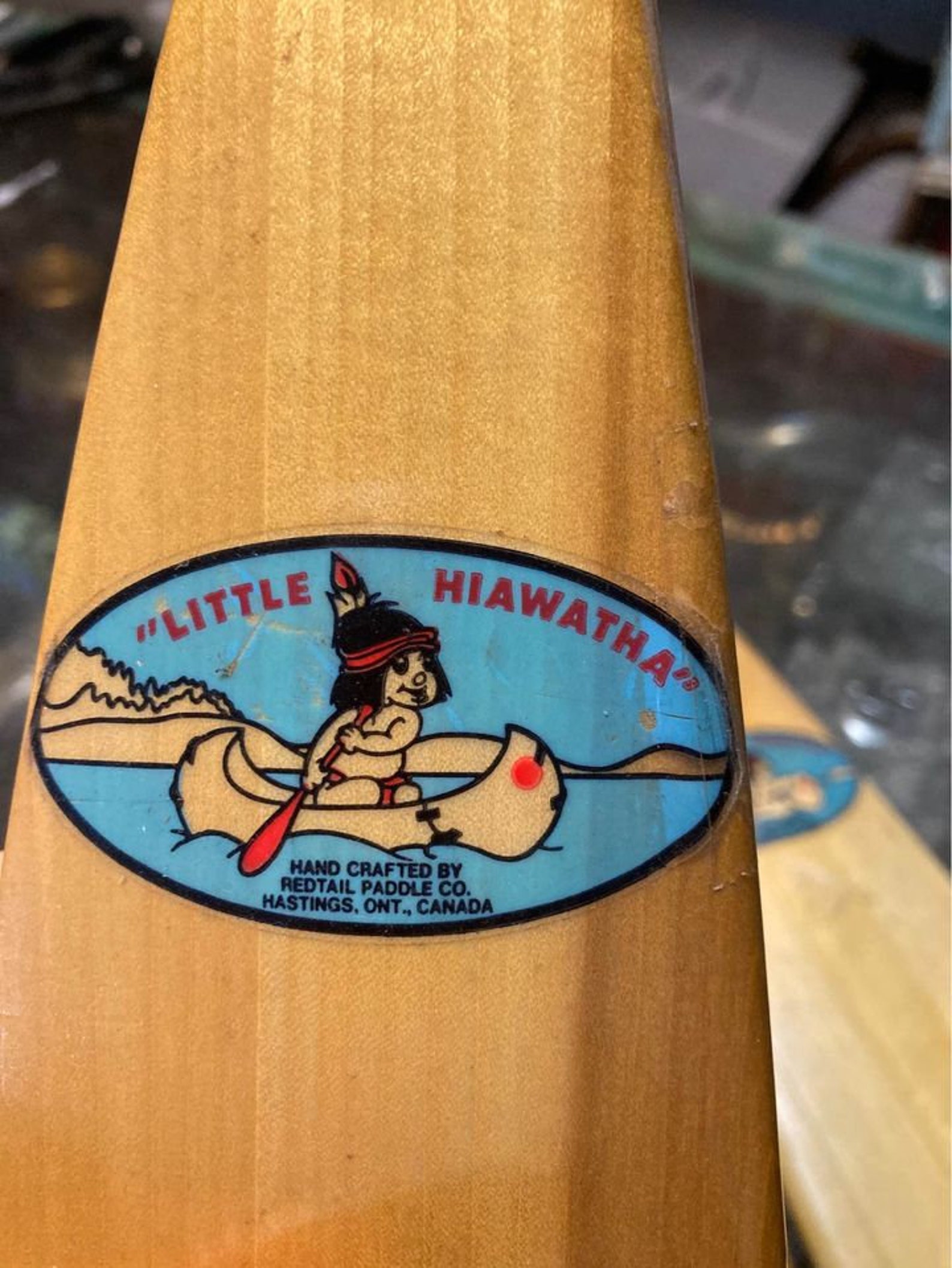 Miniature Canoe Paddle Little Hiawatha Redtail Paddle Co | Etsy