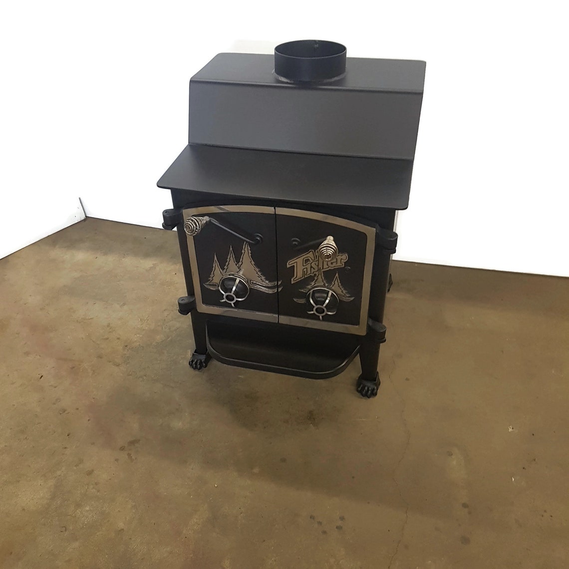 Rare Grandma Bear Fisher Wood Stove Etsy