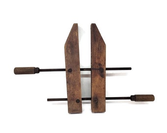 Wooden hand screw clamp woodworking jorgensen Bessy clamp