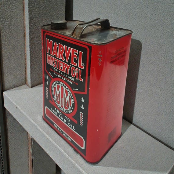USAヴィンテージOIL缶　MARVELセット Antique Marvel Mystery Oil One Gallon Can | Vintage Gas & Oil