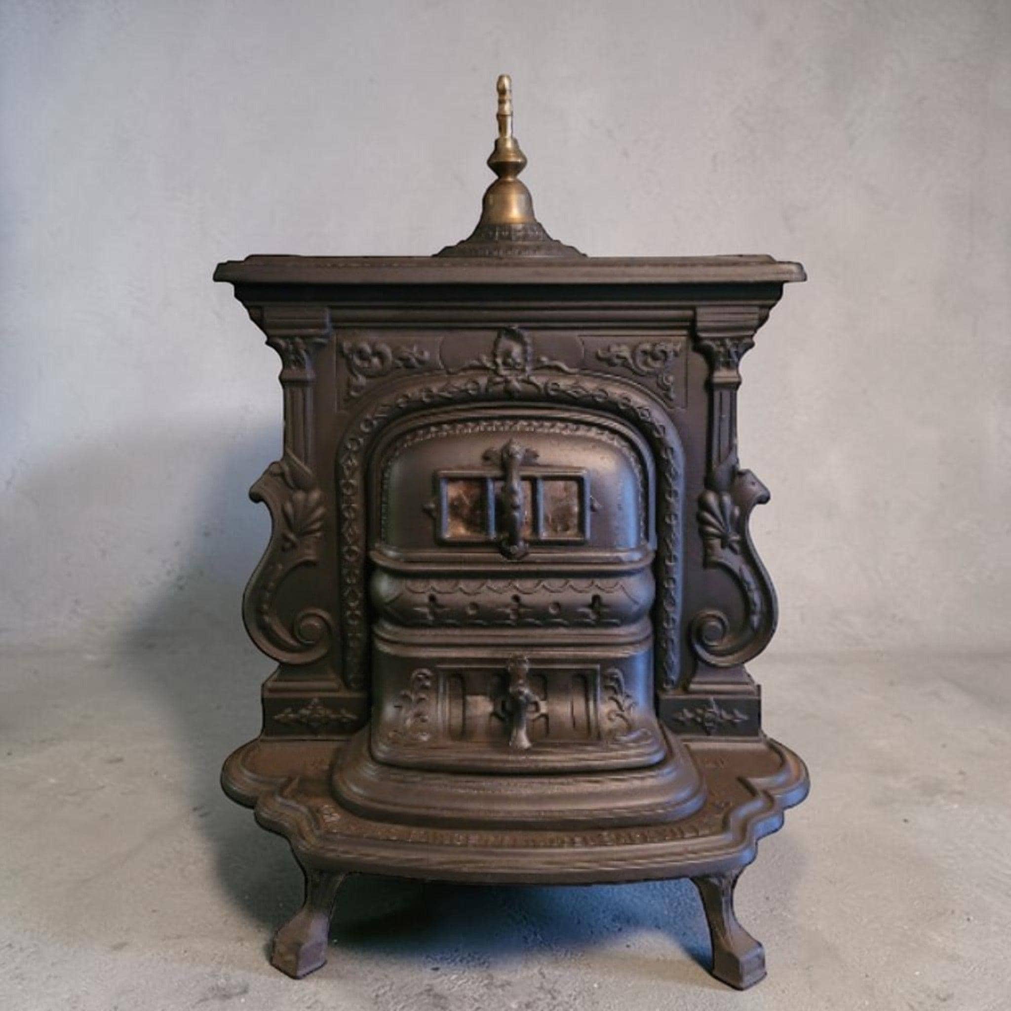Antique Charles Fawcett Parlor Stove Sackville NB | Restored Cast