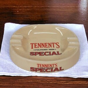 Collectible Ashtray Tennents Special Staffordhire England