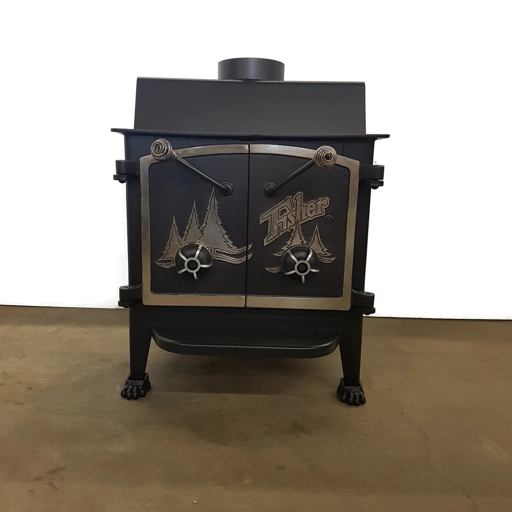 Rare Grandma Bear Fisher Wood Stove Etsy