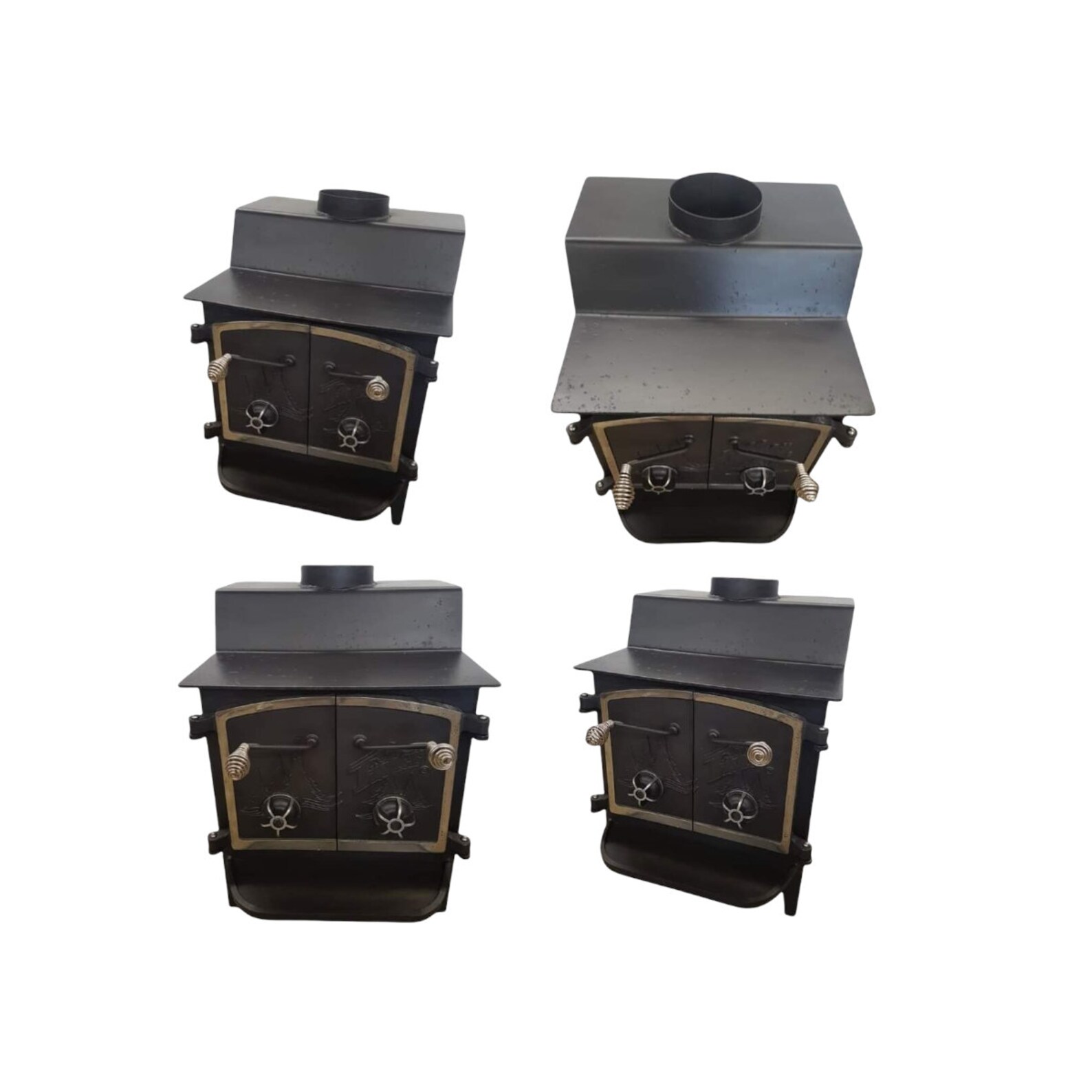 Grandma Bear Fisher Wood Stove With Nickle Trim Etsy