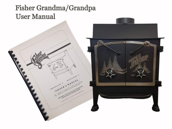 Fisher Wood Stove Manual Grandma Bear / Grandpa Bear - Etsy Canada