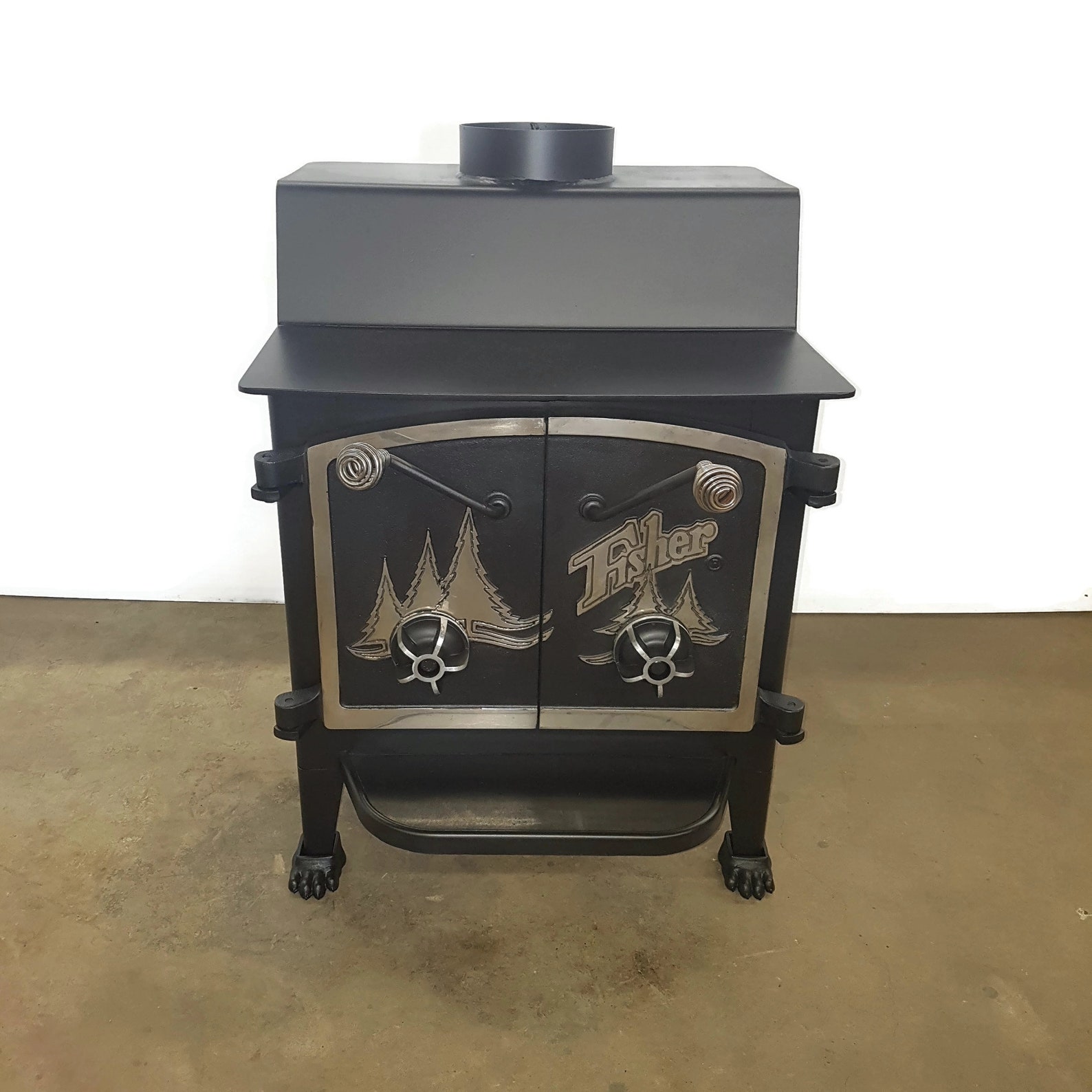 Rare Grandma Bear Fisher Wood Stove Etsy