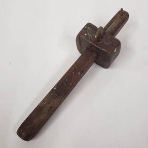 Antique Woodworker's Scribe Marking Gauge – Brass Trim Tool