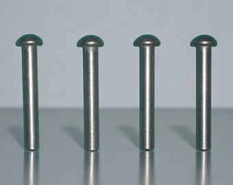 Solid Steel Hinge Pins – 1/4" x 1-3/4" for Woodstove Pizza Ovens, Blacksmith Forge, and BBQ Smokers